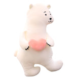 Soft Cute Plush Polar Bear Toys Stuffed Teddy Bear Pillow for Kids