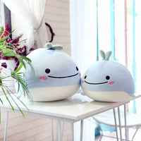 Super Cute Blue Whale Plush Soft Stuffed Cartoon Animal Doll