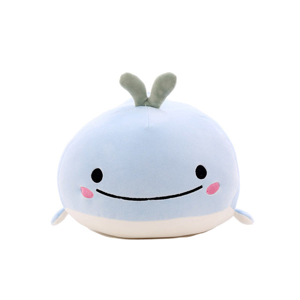 Super Cute Blue Whale Plush Soft Stuffed Cartoon Animal Doll