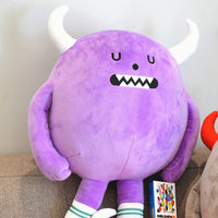 Cute Plush Soft Emoji Pillow Colorful Cute Stuffed Monster Toy