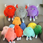 Cute Plush Soft Emoji Pillow Colorful Cute Stuffed Monster Toy