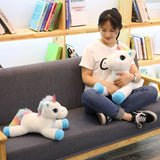 Giant Soft Stuffed Rainbow Unicorn Toy Cute Plush Pillow Kids Doll