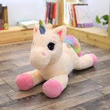Giant Soft Stuffed Rainbow Unicorn Toy Cute Plush Pillow Kids Doll