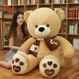 Stuffed Teddy Bear with Scarf Plush bear toys Birthday Baby Gifts