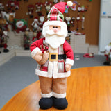 Lovely Christmas Snowman Santa Claus Plush Toys Decorations for Home