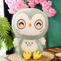 Plush Soft Lovely Pink Owl Pillow Stuffed Animal Doll Cute Kids Gifts