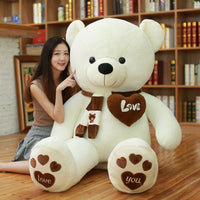 Stuffed Teddy Bear with Scarf Plush bear toys Birthday Baby Gifts