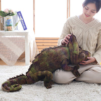 Giant Chameleon Plush Lizard Toys Stuffed Plush Animal Pillow