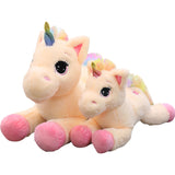 Giant Soft Stuffed Rainbow Unicorn Toy Cute Plush Pillow Kids Doll