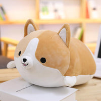 Cute Plush Dog Toy Corgi Stuffed Doll  Animal Cartoon Pillow Baby Gift