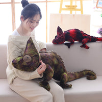 Giant Chameleon Plush Lizard Toys Stuffed Plush Animal Pillow