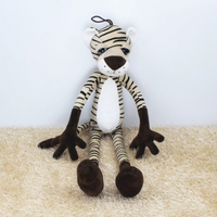 Forest Animal Plush Soft Giraffe Tiger Toy Cute Stuffed Ferret Doll