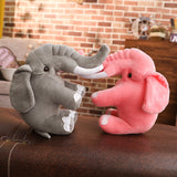 Lovely Pink Stuffed Elephant Pillow Plush Animal Doll Kids Toy