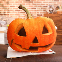 Halloween Pumpkin Plush Toy Fluffy Stuffed Pumpkin Pillow Funny Gift