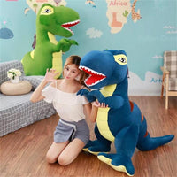 Giant Cartoon Tyrannosaurus Plush Toy Stuffed Dinosaur Pillow
