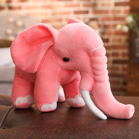 Lovely Pink Stuffed Elephant Pillow Plush Animal Doll Kids Toy