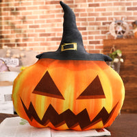 Halloween Pumpkin Plush Toy Fluffy Stuffed Pumpkin Pillow Funny Gift
