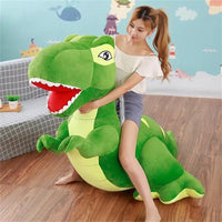 Giant Cartoon Tyrannosaurus Plush Toy Stuffed Dinosaur Pillow