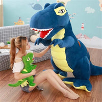 Giant Cartoon Tyrannosaurus Plush Toy Stuffed Dinosaur Pillow