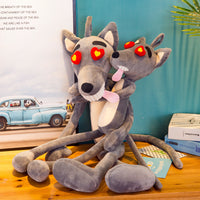 Cute Funny Grey Wolf Plush Toy Stuffed Animal Doll Birthday Gifts