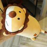 Cute Cartoon Lion Plush Toy Stuffed Animal Lion Doll Pillow
