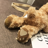 Super Cute Plush Teddy Bear Bag Birthday Gifts Stuffed Kids Doll