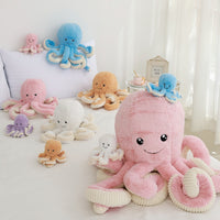 Lovely Simulation Octopus Plush Toy Stuffed Animal Dolls Kids Pillow