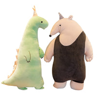 Lovely Forest Stuffed Animal Pillow Super Soft Dinosaur Toy for Kids