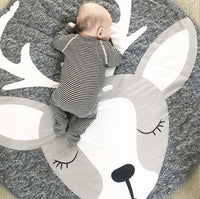 Baby Play Mats Newborn Infant Soft Sleeping Mat Cotton Elk Room Rugs