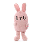 Cute Cartoon U-style Eyes Stuffed Bunny Toy Kids Plush Rabbit Pillow