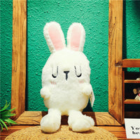 Cute Cartoon U-style Eyes Stuffed Bunny Toy Kids Plush Rabbit Pillow
