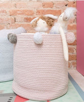 Cotton Thread Woven Clothes Storage Basket Organizer Kids Toys Storage