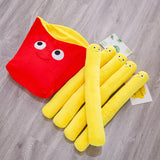Simulation Food Pillow Plush Chips Pizza Toy Soft Cute Stuffed Food Cushion