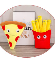 Simulation Food Pillow Plush Chips Pizza Toy Soft Cute Stuffed Food Cushion