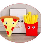 Simulation Food Pillow Plush Chips Pizza Toy Soft Cute Stuffed Food Cushion