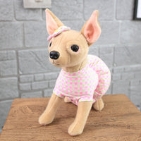 Realistic Cute Stuffed Dog Toy Plush Puppy Animal Pillow Gift for Kids Boston Terrier