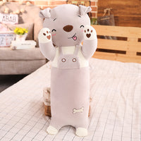 Cute Plush Toy Long Body Pillow Bunny Toy Dog Stuffed Animal Cushion