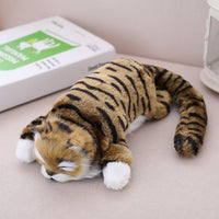 Electric Simulation Cat Soft Laughing Rolling Plush Doll Kids Gift