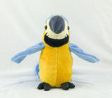 Realistic Recording Stuffed Parrot Soft Plush Bird Doll Baby Toy