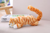 Electric Simulation Cat Soft Laughing Rolling Plush Doll Kids Gift