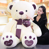 Cute Stuffed Cartoon Teddy Bear Toy Soft Plush Animal Pillow Baby Gift