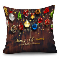 Christmas Decorative for Home Cushion Cover Plush Deer Pillowcase