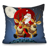 Christmas Decorative for Home Cushion Cover Plush Deer Pillowcase