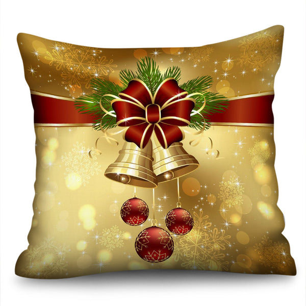 Christmas Decorative for Home Cushion Cover Plush Deer Pillowcase