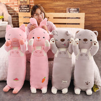 Cute Plush Toy Long Body Pillow Bunny Toy Dog Stuffed Animal Cushion