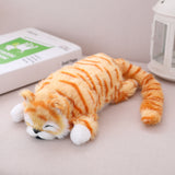 Electric Simulation Cat Soft Laughing Rolling Plush Doll Kids Gift