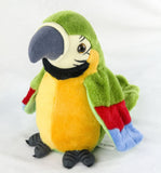 Realistic Recording Stuffed Parrot Soft Plush Bird Doll Baby Toy
