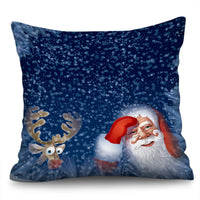 Christmas Decorative for Home Cushion Cover Plush Deer Pillowcase