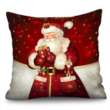Christmas Decorative for Home Cushion Cover Plush Deer Pillowcase