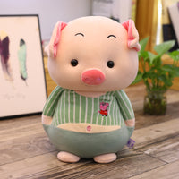 Soft Lovely Cute Plush Stripe Pig Doll Stuffed Cartoon Elephant Doll